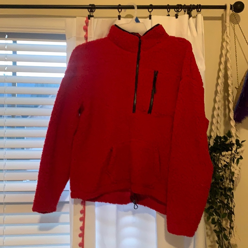 Women’s Red Teddy Jacket